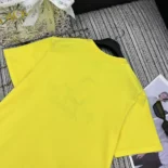 DIOR AND HYLTON NEL T-Shirt Relaxed Fit Yellow Cotton Jersey
