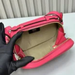 Fendi Women O Lock Mini Camera Case Pink Leather Mini Bag