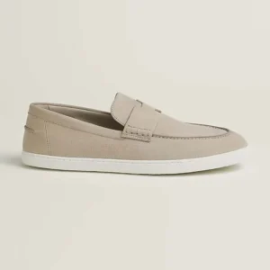 Hermes Men Job Loafer Beige Lambskin Insole and Lining