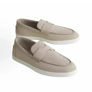 Hermes Men Job Loafer Beige Lambskin Insole and Lining