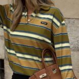 Miu Miu Women Cotton Jersey Polo Shirt MJL01514RTF03SOSOOO