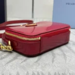 Prada Women Odette Leather Mini-bag-Red 1BH203