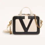 Valentino Women Garavani Viva Superstar Nappa Handbag-White