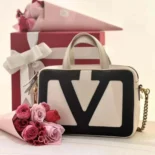 Valentino Women Garavani Viva Superstar Nappa Handbag-White