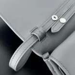 Balenciaga Women Bel Air Clutch On Strap Small in Grey
