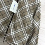 Burberry Men Cropped Reversible Check Hooded Jacket 81058501