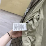 Burberry Men Cropped Reversible Check Hooded Jacket 81058501
