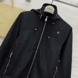 Burberry Women Knight Stamp Nylon Jacket-Black 81136471