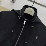 Burberry Women Knight Stamp Nylon Jacket-Black 81136471