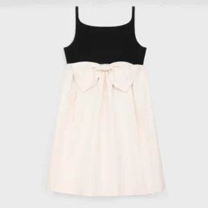 Celine Women Muguet Dress in Double Wool Crepe RR07P666Y