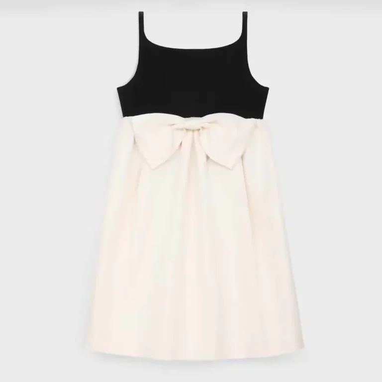 Celine Women Muguet Dress in Double Wool Crepe RR07P666Y