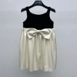 Celine Women Muguet Dress in Double Wool Crepe RR07P666Y