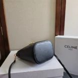Celine Women Small Bucket Louise in Smooth Calfskin-Black 119173FX9