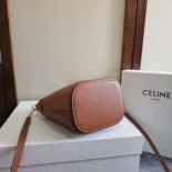 Celine Women Small Bucket Louise in Smooth Calfskin-Brown 119173FX9