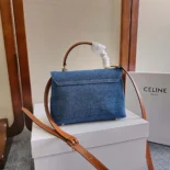Celine Women Teen Nino Bag in Denim 118112GFF