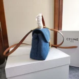 Celine Women Teen Nino Bag in Denim 118112GFF