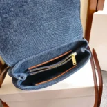 Celine Women Teen Nino Bag in Denim 118112GFF
