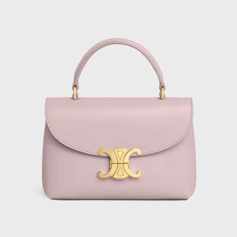 Celine Women Teen Nino Bag in Smooth Satinated Calfskin-Pink 118113GG2
