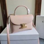 Celine Women Teen Nino Bag in Smooth Satinated Calfskin-Pink 118113GG2