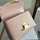 Celine Women Teen Nino Bag in Smooth Satinated Calfskin-Pink 118113GG2