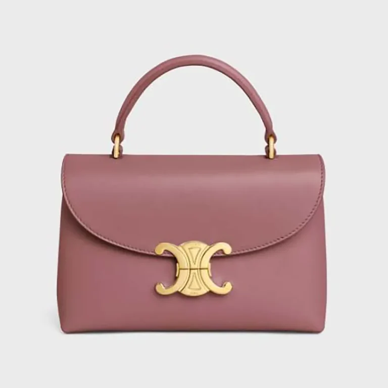 Celine Women Teen Nino Bag in Smooth Satinated Calfskin-Rose