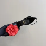 Christian Louboutin Women Bellarose 100 mm Strappy Pumps Crepe Satin-Black