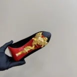 Christian Louboutin Women Belle Pump 100 mm Pumps Crepe Satin-Black