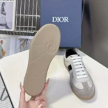 Dior Men B01 Matchpoint Sneaker Black and White Smooth Calfskin with Gray Suede