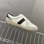Dior Men B01 Matchpoint Sneaker Black and White Smooth Calfskin with Gray Suede