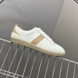Dior Men B01 Matchpoint Sneaker Cognac and White Smooth Calfskin with White Suede