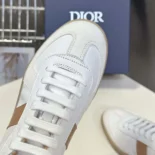 Dior Men B01 Matchpoint Sneaker Cognac and White Smooth Calfskin with White Suede