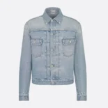 Dior Men MKII Jacket Light Blue Cotton Twill 013D480M360X