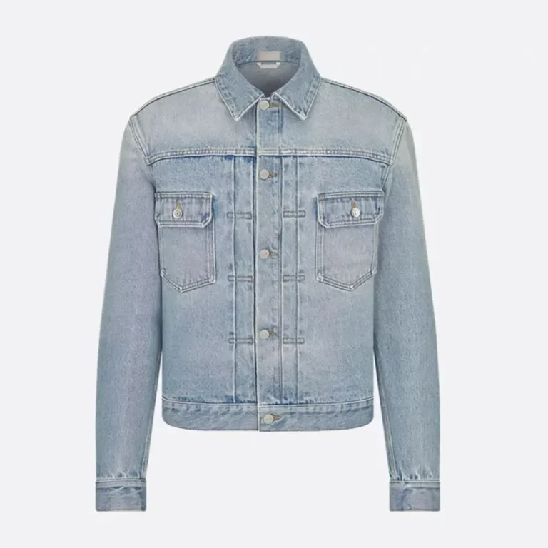 Dior Men MKII Jacket Light Blue Cotton Twill 013D480M360X
