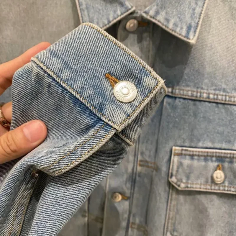 Dior Men MKII Jacket Light Blue Cotton Twill 013D480M360X