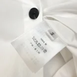 Dior Women Belted Shirtdress Ecru Cotton and Silk Poplin 451R72A3124