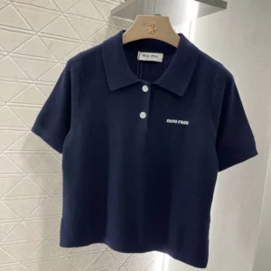 Dior Women Cotton Piqué Polo Shirt MJN53514RW