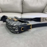 Dior Women Small Streetchic Bag Blue Dior Oblique Jacquard and Smooth Calfskin
