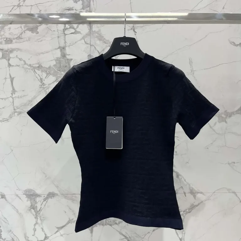 Fendi Women Black FF Viscose Sweater FZX999AQ41F0GME