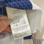 Fendi Women Blue Silk Shirt with Patchwork Print FS8274AUQMF1SAT