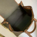 Fendi Women Peekaboo X-Tote Embroidered Dark Green Canvas Bag