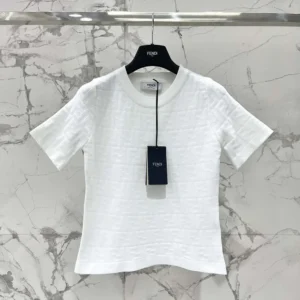 Fendi Women White FF Viscose Jumper-White FZX999AQ41F1M2A