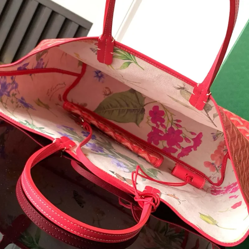 Goyard Women Saint Louis GM Bag-Pink STLEFLGMLTY43CL43P