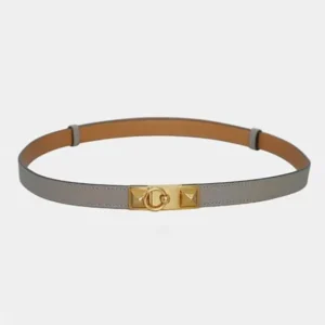 Hermes Unisex Collier de Chain Bellt in Epsom Calfskin