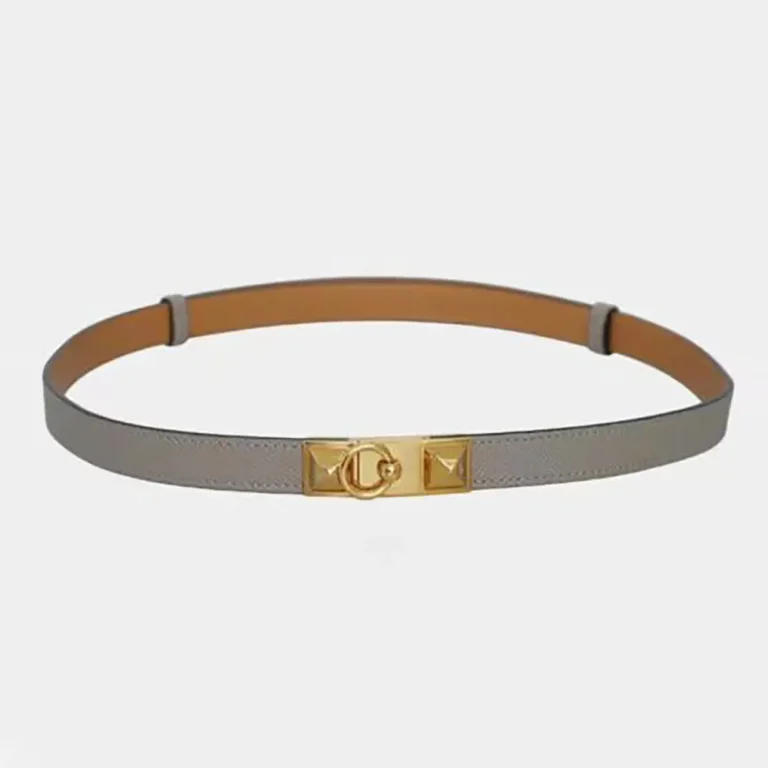 Hermes Unisex Collier de Chain Bellt in Epsom Calfskin
