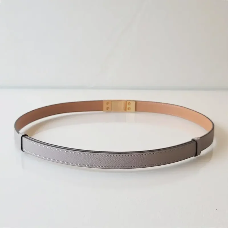 Hermes Unisex Collier de Chain Bellt in Epsom Calfskin