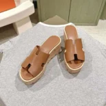 Hermes Women Eze 30 Sandal-Brown H221026ZA3