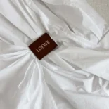Loewe Women Draped Shirt in Cotton-White