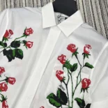 Loewe Women Short Sleeve Shirt in Cotton-White