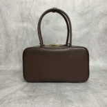Miu Miu Women Beau Leather Top-handle Bag-Briarwood 5BB172