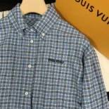 Miu Miu Women Checked Poplin Shirt MK1659